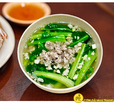 Canh cải thịt bằm