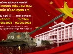 THÔNG BÁO LỊCH NGHỈ LỄ 30/4 VÀ 01/5 